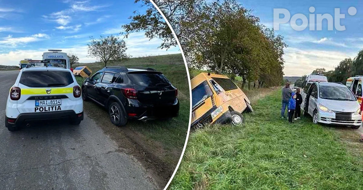 Accident grav în raionul Căușeni: Un copil de 14 ani a ajuns la spital.