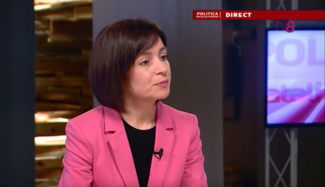 Лидер фракции ПДС в Парламенте Майя Санду. 