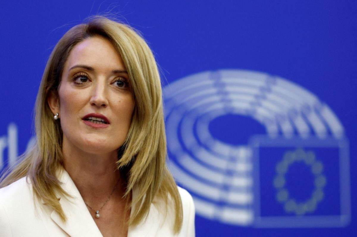 Президент Европейского парламента Роберта Метсола.