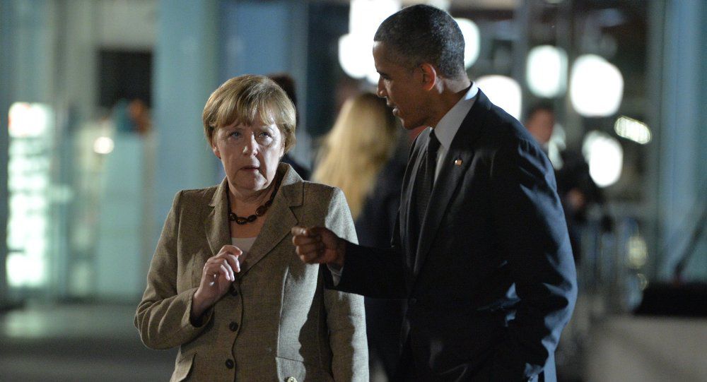 Obama, și cancelarul Germaniei, Angela Merkel, au discutat marți la telefon despre acțiunile Uniunii Europene privind depășirea crizei migrației