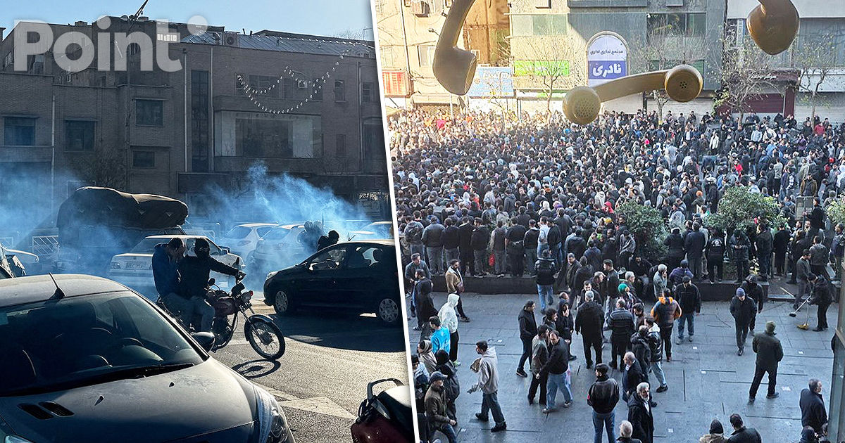 Mii de oameni au ieșit în stradă la proteste în Teheran pentru a doua zi consecutiv.