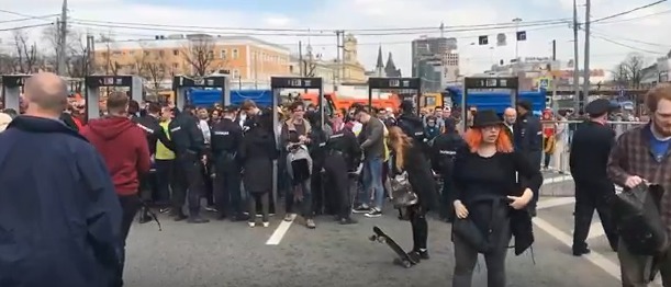 В Москве проходит митинг против блокировки Telegram.