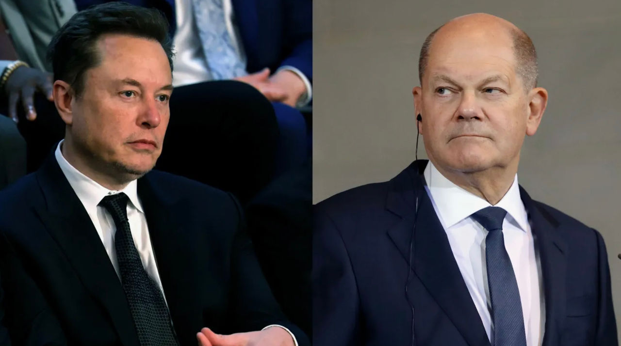 Scholz îl ironizează pe Musk, care a susținut public Alternativa pentru Germania.