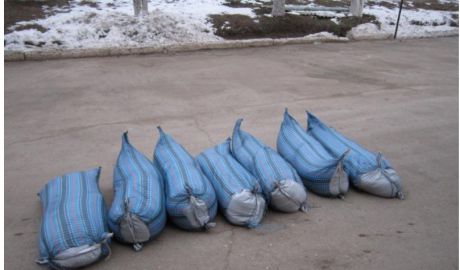 Un moldovean a fost prins de vameşi transportând ilegal 700 de kg de seminţe de lucernă. Foto: jurnal.md