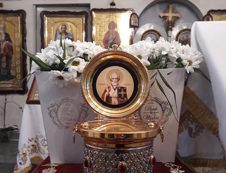 В столицу привезли мощи Святого Николая.