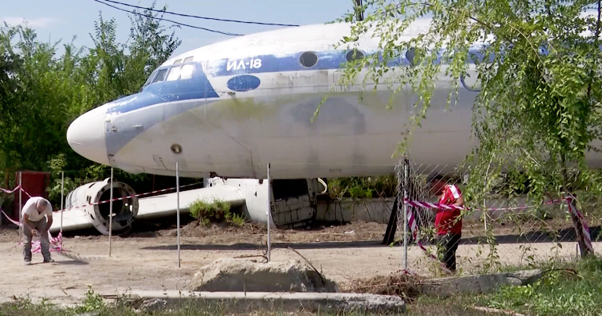 Fuzelajul avionului filmat la Chișinău a ajuns la Strășeni.