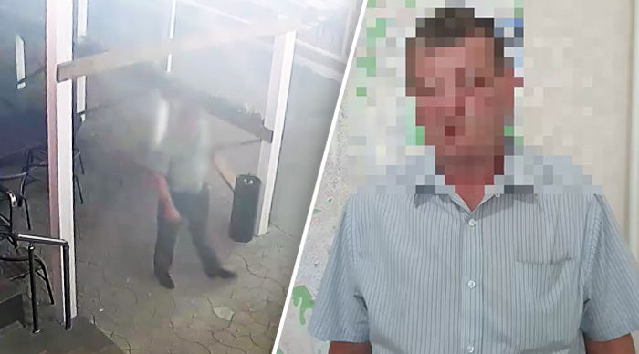 В Кишинёве задержали мужчину, который украл у клиента ресторана телефон. Коллаж: Point.md