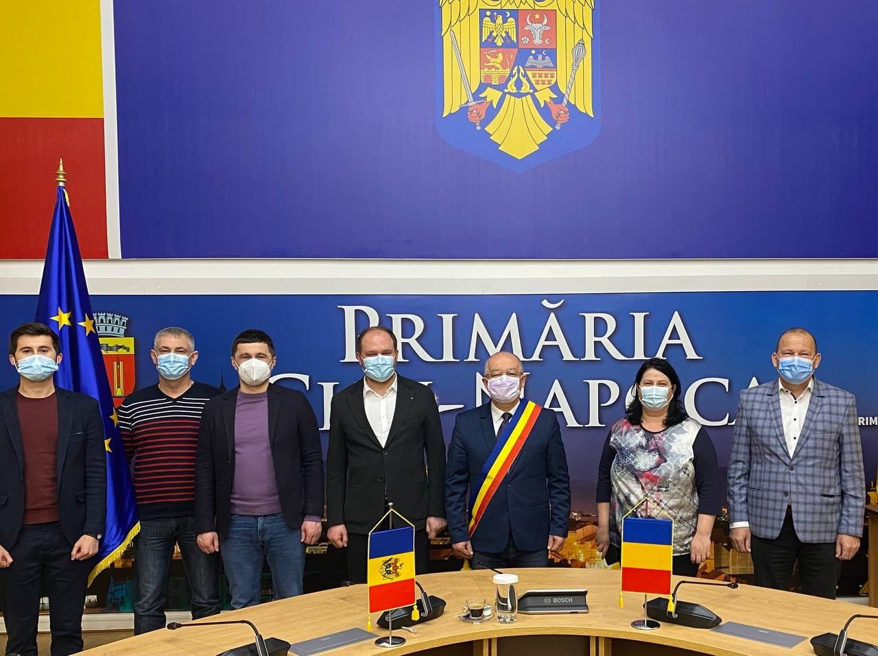 Будет заключено Cоглашение о побратимстве между Кишиневом и Клужем.