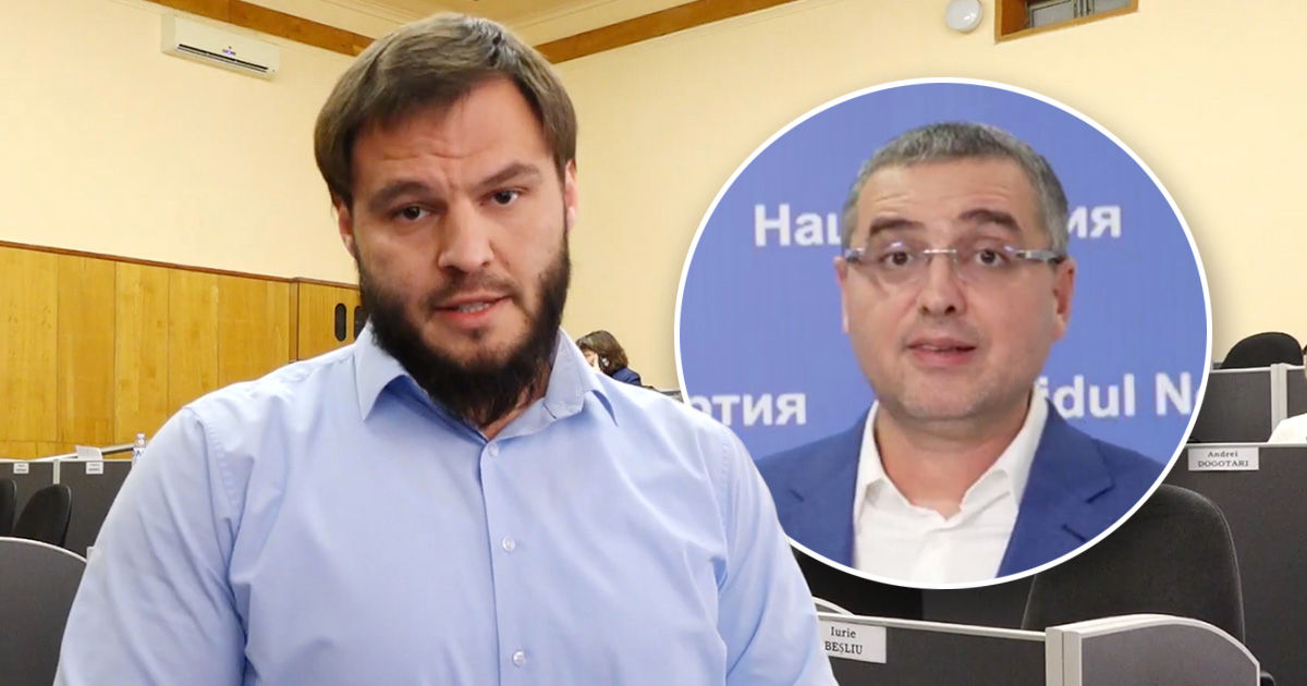 Морошан — Усатому: Ренато, очень тебя здесь ждут бельчане. Коллаж: Point.md