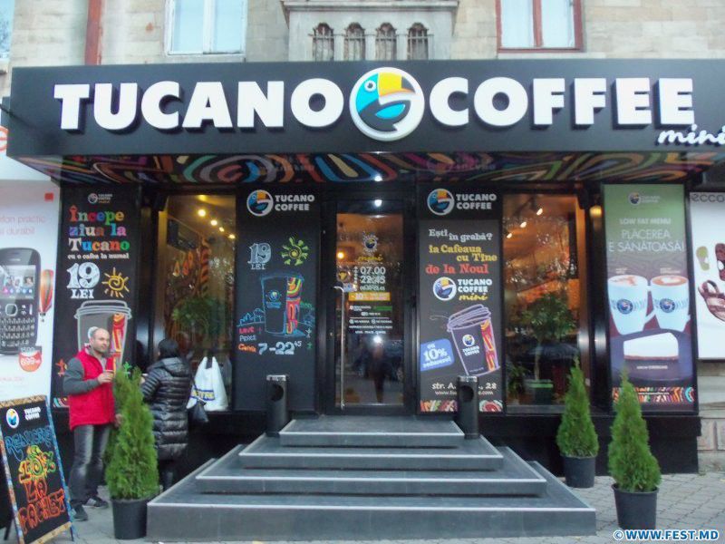 Молдавская сеть кофеен Tucano откроет 300 кафе по всему миру.