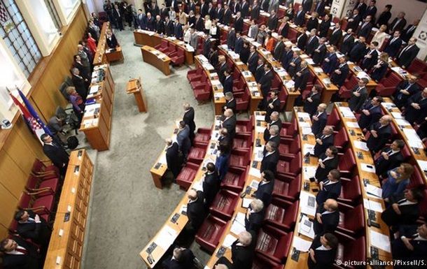 Парламент Хорватии самораспустился.