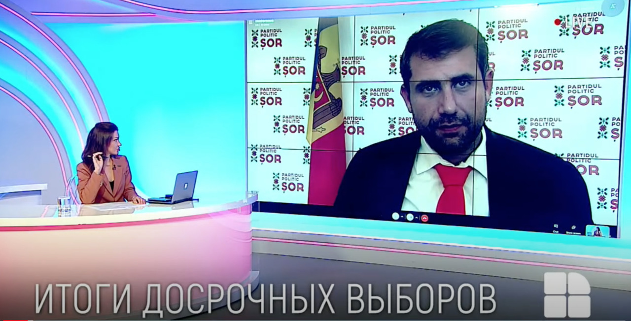 Лидер партии “Шор” Илан Шор в программе “В центре внимания” на Publika TV. 