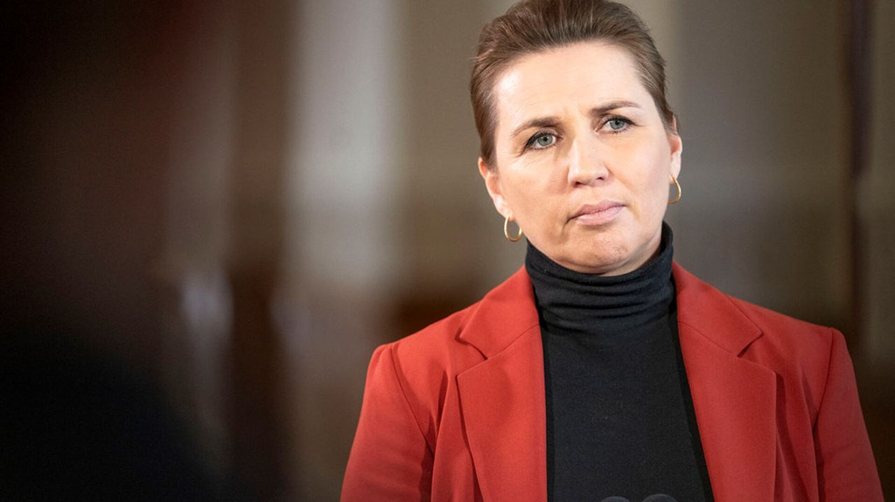 Prim-ministrul Danemarcei, Mette Frederiksen.