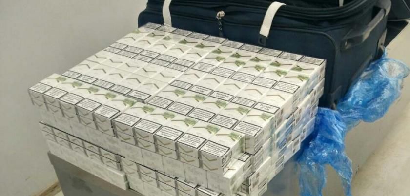 Circa 38 000 de țigarete nedeclarate, depistate de vameși. Foto: customs.gov.md