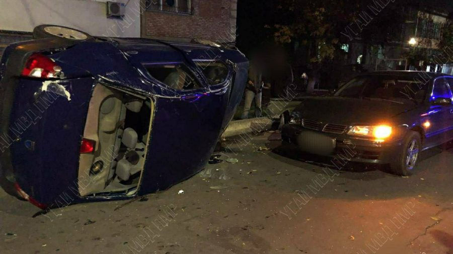 В Тирасполе произошло ДТП: повреждены три автомобиля.