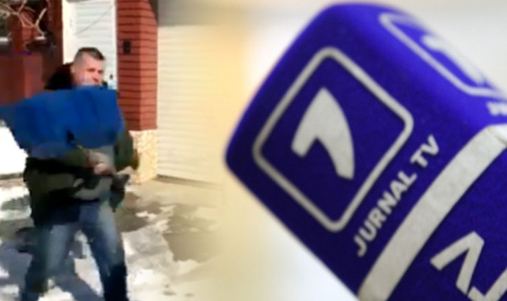 Cameraman Jurnal TV, lovit cu lopata de paznicul unui om de afaceri. Foto: Captură video