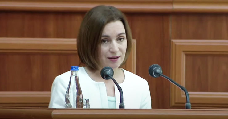 На совместное заседание парламентов РМ и Румынии пришла Санду.