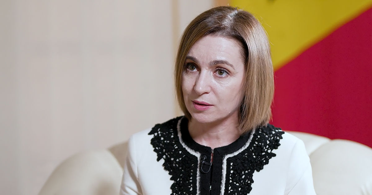 Президент Республики Молдова Майя Санду.