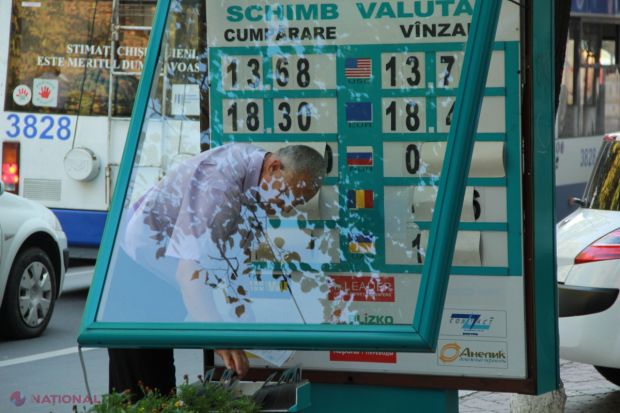 În ultimele zile, valuta națională s-a depreciat semnificativ față de monedele de referință. Foto: ziarulnational.md