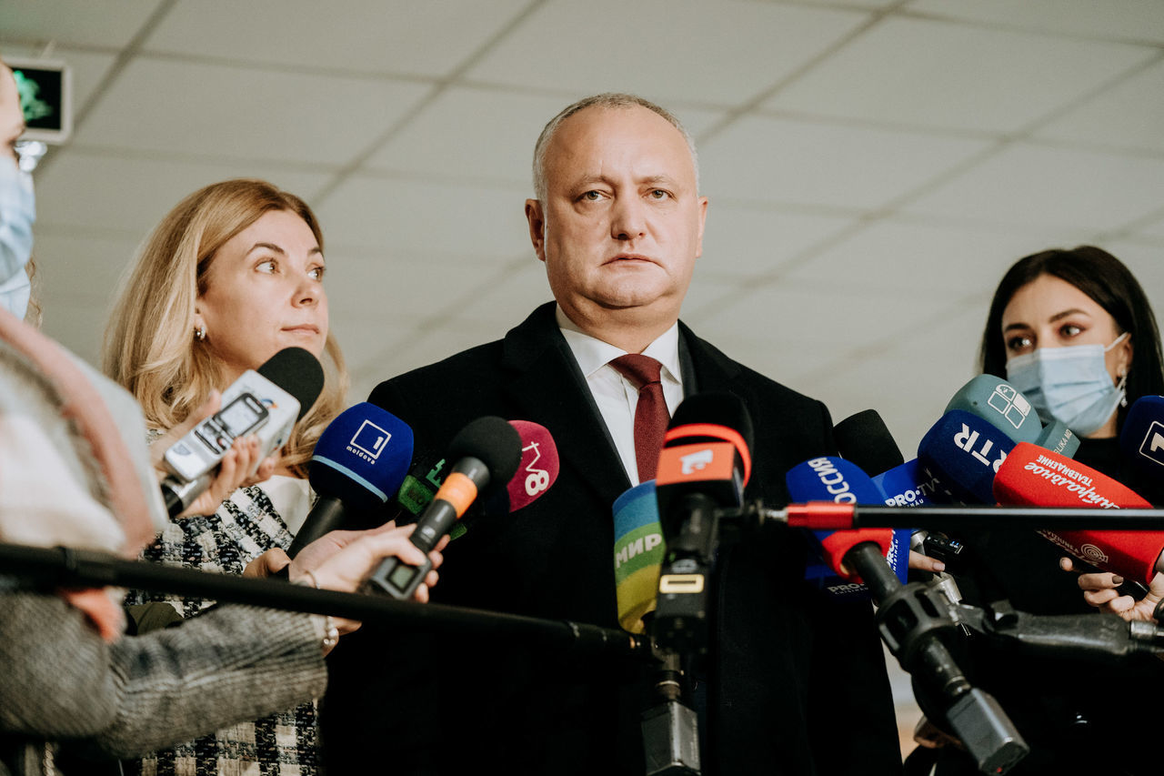 Лидер социалистов Игорь Додон.