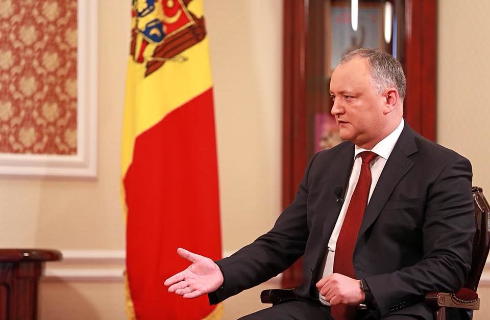 Igor Dodon a oferit un interviu unui holding mediatic celebru