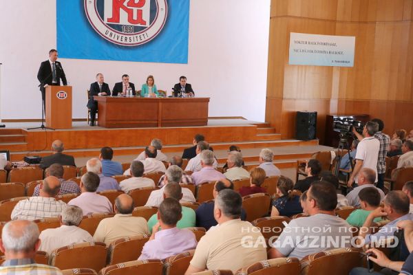Встреча властей Гагаузии с аграриями.