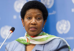 Subsecretarul general al ONU, Phumzile Mlambo-Ngcuka.