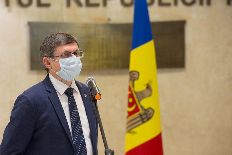 Спикер парламента Игорь Гросу. 