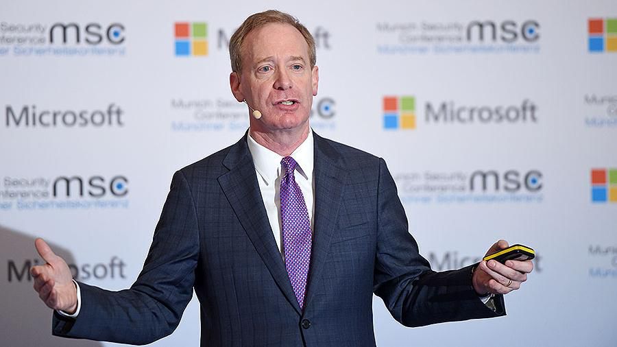 Президент американской компании Microsoft Брэд Смит.