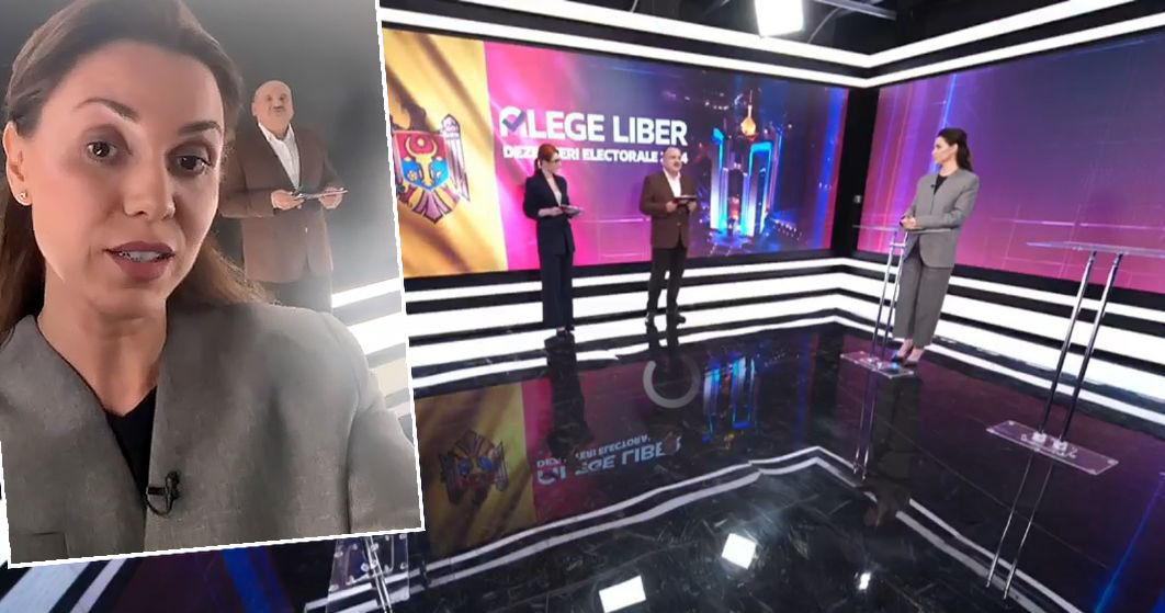 В студии телеканала TV8, где должны были состояться дебаты с Морарь, пропал свет.