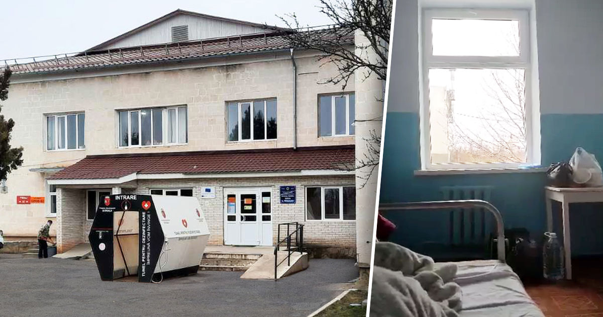 Пациентка больницы Сорок пожаловалась на отсутствие тепла и электричества. Коллаж: Point.md