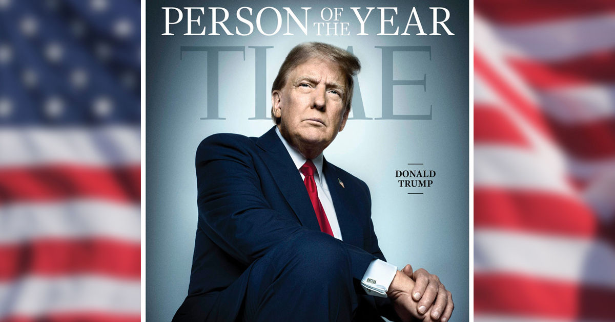 Revista Time l-a numit pe Donald Trump „Persoana Anului”.