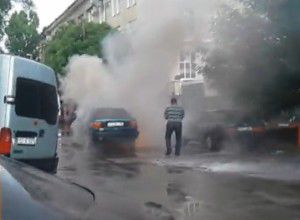 Инцидент произошел на перекрестке улиц Колумна и Армянской.