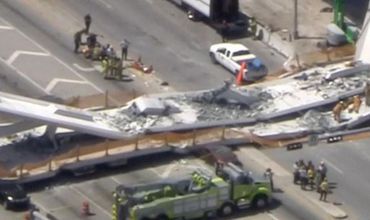 Pod pietonal prăbuşi în Miami: 4 morţi şi 10 răniţi. Anchetă deschisă