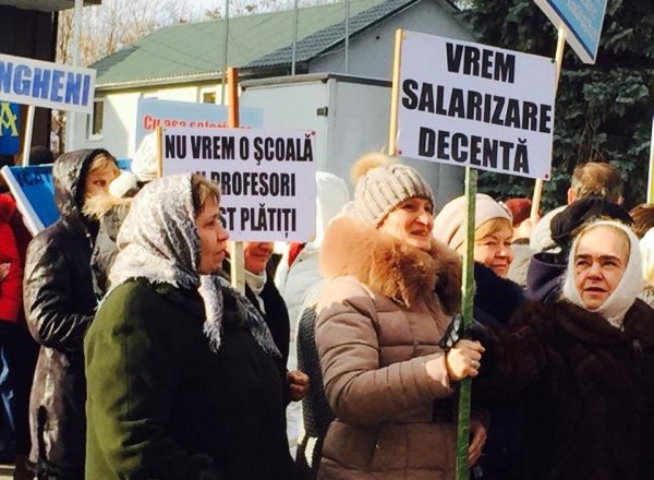 Sindicaliștii din educație au decis să organizeze grevă generală. Foto: Epoch Times Romania