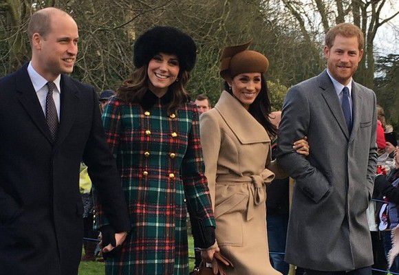 Fotografia perfectă cu Prințul William, Kate, Prințul Harry și Meghan. Foto: click.ro