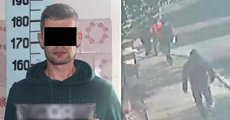 Мужчину на улице в столице ударили по голове бутылкой: хулиган задержан. Коллаж: Point.md.