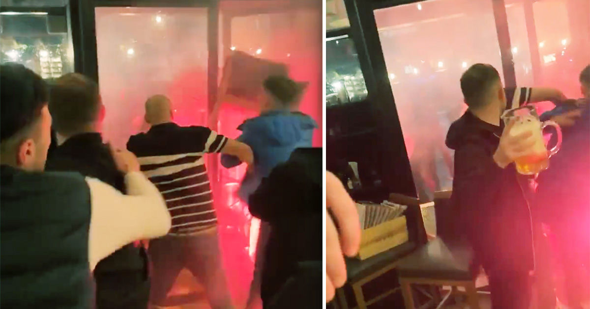 В Париже произошли жесткие столкновения между футбольными болельщиками. Коллаж: Point.md