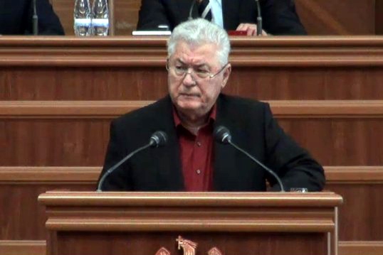 Председатель Партии коммунистов Владимир Воронин.