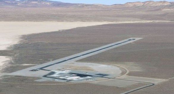 O bază militară secretă amplasată în deşertul din statul american Nevada.