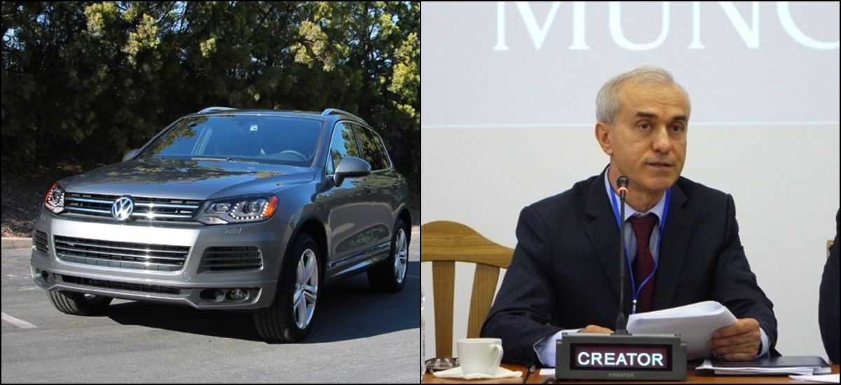 Touareg-ul lui Becciev va fi scos la licitație cu 500 mii lei. 