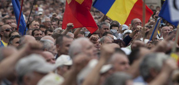 După a trei luni de pauză, astăzi se reiau protestele în PMAN. Foto: politik.md