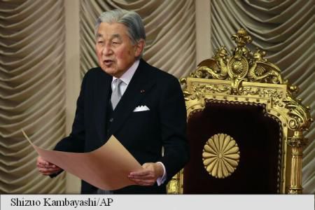 Împăratul Akihito va renunța la tron la sfârșitul lui aprilie 2019. Foto: agerpres.ro
