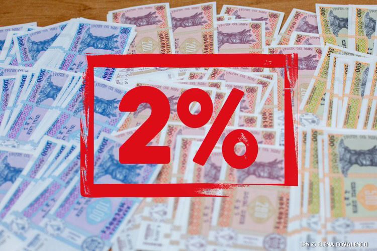 Более 38 тыс. налогоплательщиков перенаправили 2% подоходного налога в 2023 году.