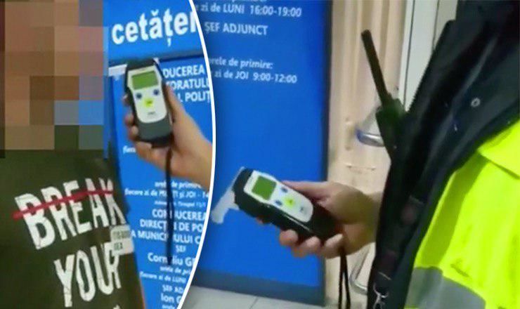 Сотрудники НИП задержали пьяного водителя-лихача.