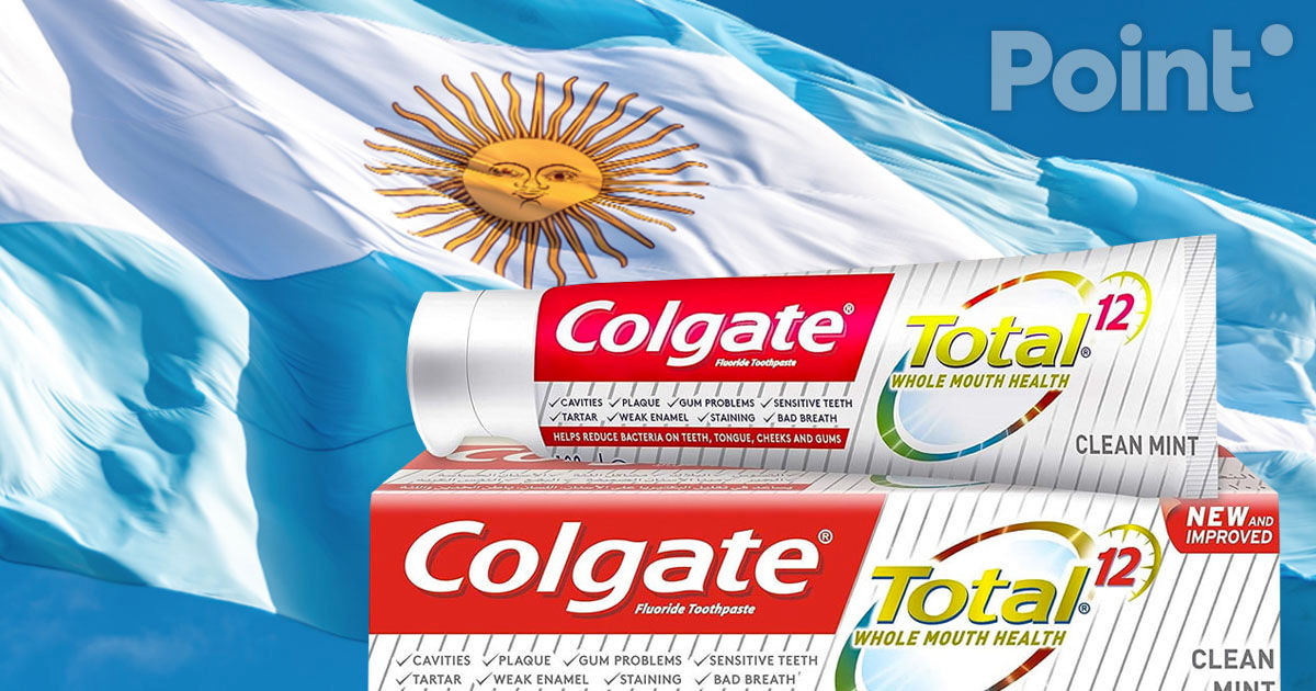 Pastă de dinți Colgate, interzisă spre vânzare în Argentina.