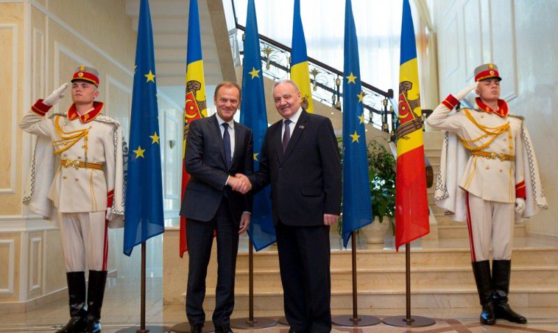Președintele Republicii Moldova, Nicolae Timofti, a avut astăzi, o întrevedere cu președintele Consiliului European, Donald Tusk.