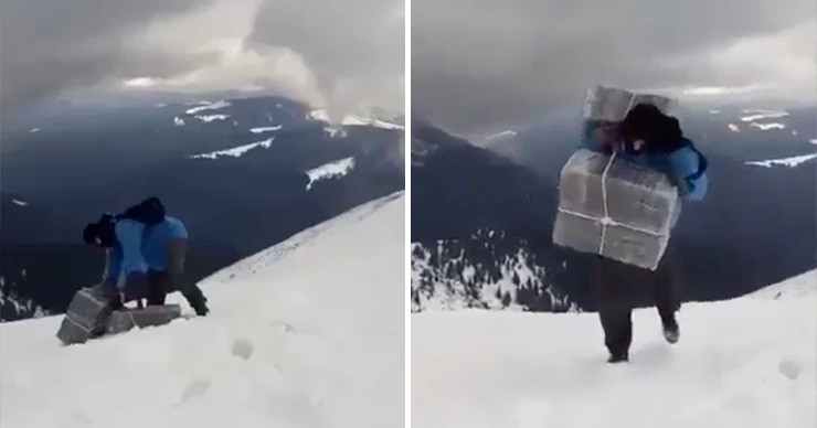 В сети показали видео прохода контрабандистов в Румынию. Коллаж: Point.md.