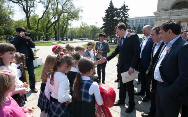 Primarul a trecut în revistă cele mai importante realizări ale sale în calitate de edil al Chişinăului. Foto: adevarul.ro