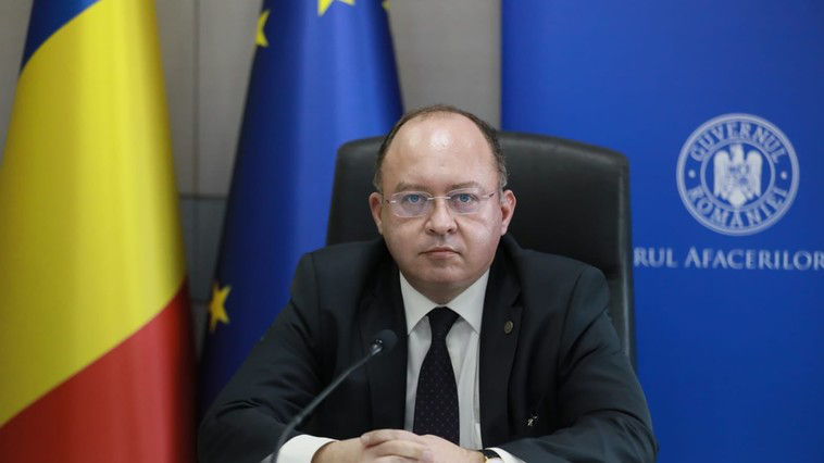 Министр иностранных дел Румынии Богдан Ауреску.